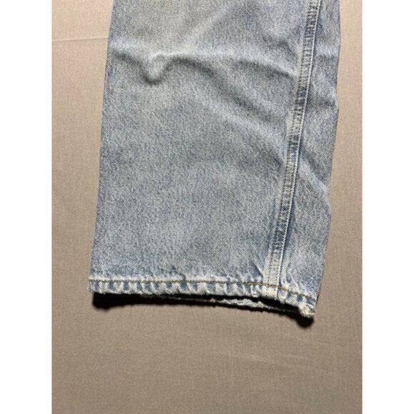 Agolde Jeans Womens Size 29 Blue 90's Straight High Rise ButtonFly Cropped 32x26 - Picture 4 of 16